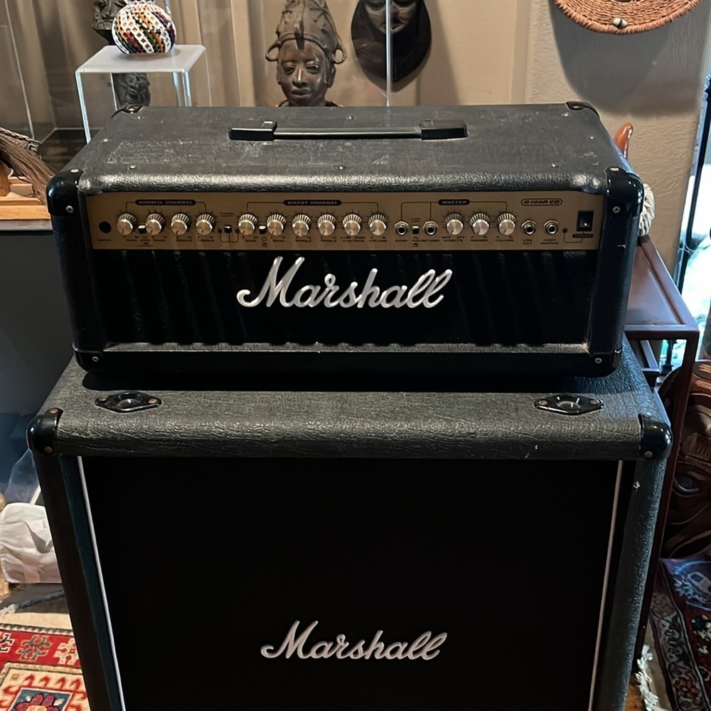 Marshall Black Portable Speaker guitar pa read description no callouts